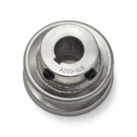 Terre 120058 V-groove drive pulley, angled top view