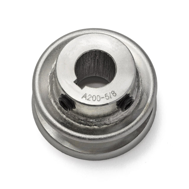 Terre 120058 V-groove drive pulley, angled top view