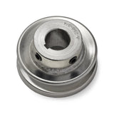 Terre 125034 V-groove drive pulley, angled top view