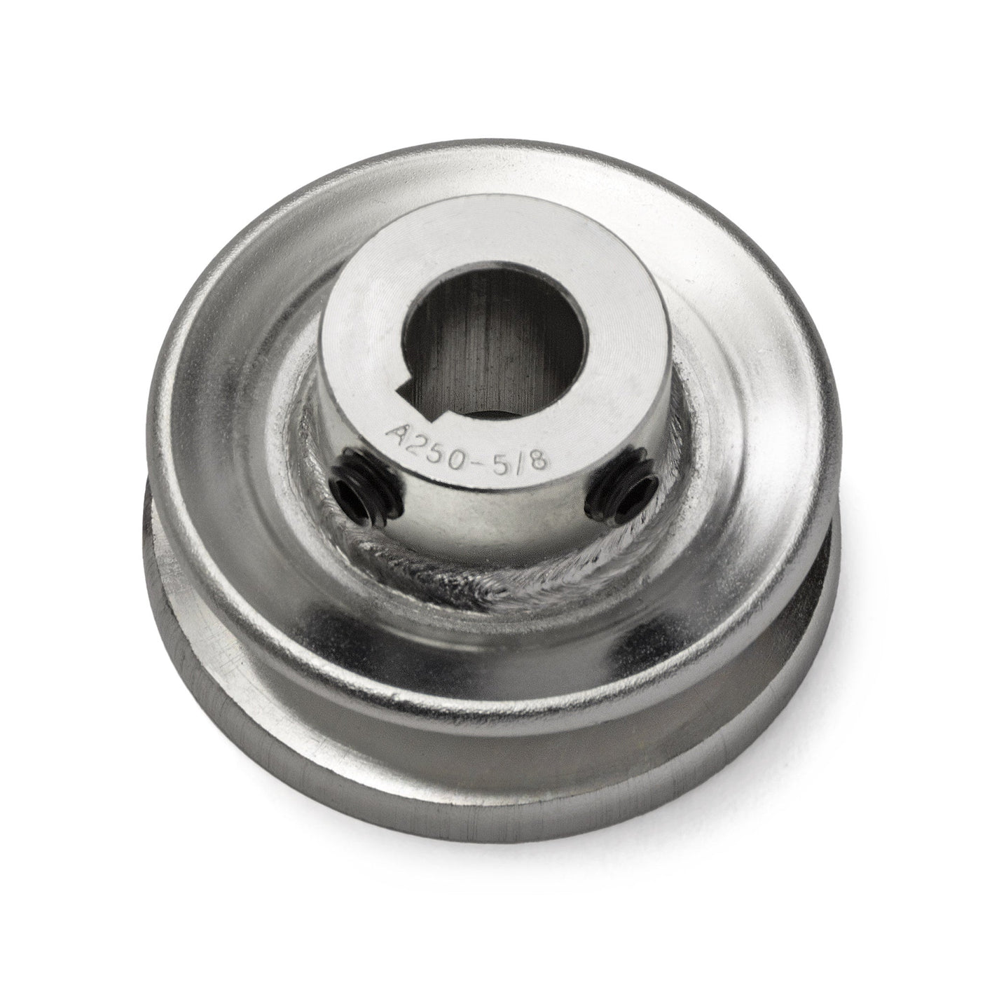 Terre 125058 V-groove drive pulley, angled top view