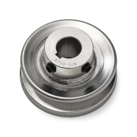 Terre 125058 V-groove drive pulley, angled top view