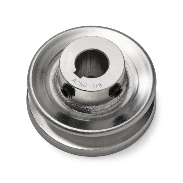 Terre 125058 V-groove drive pulley, angled top view