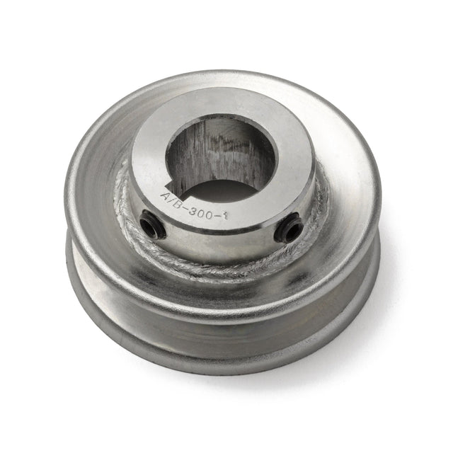 Terre 230010 V-groove drive pulley, angled top view