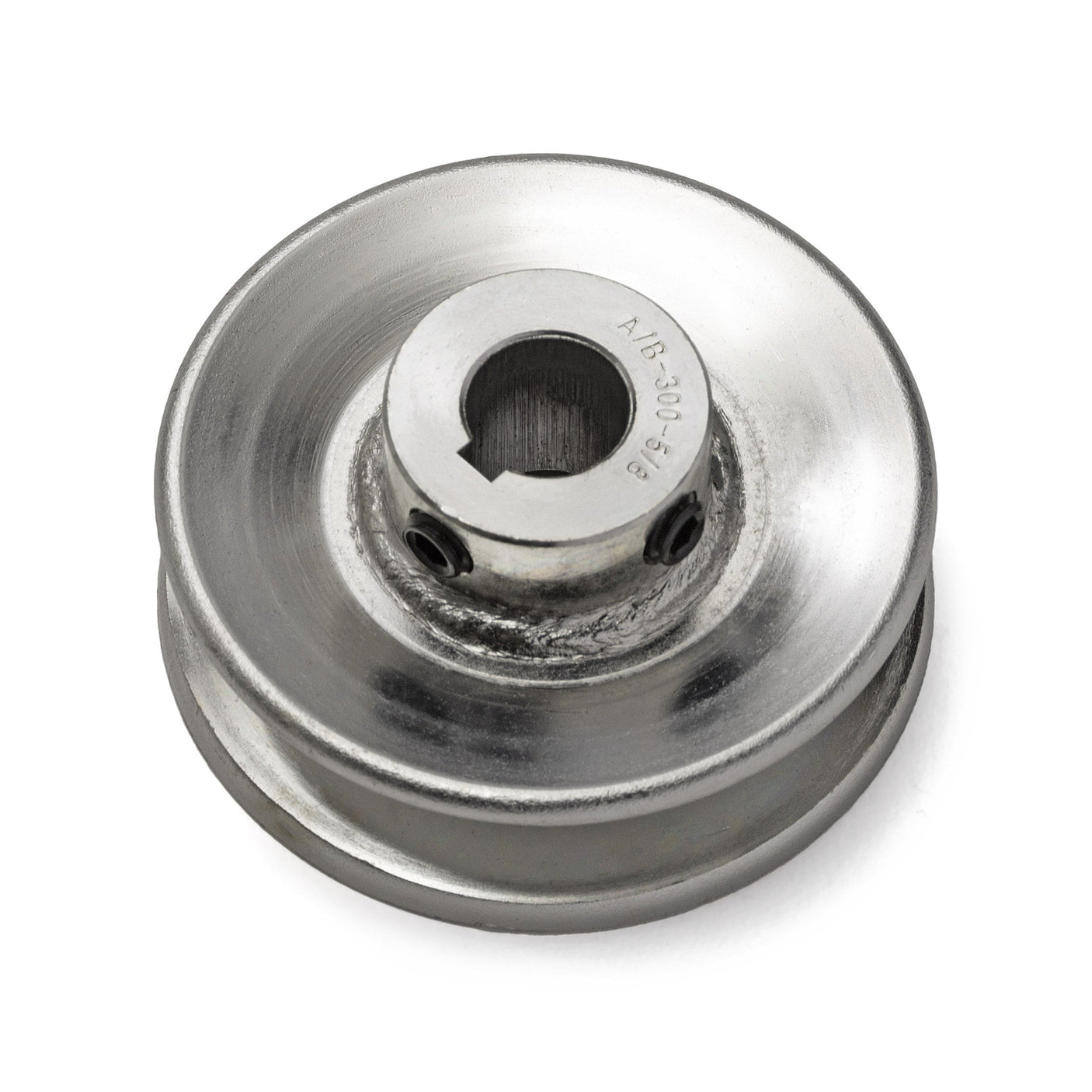 Terre 230058 V-groove drive pulley, angled top view