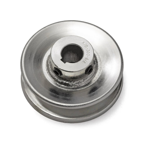 Terre 230058 V-groove drive pulley, angled top view
