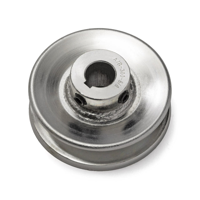 Terre 230058 V-groove drive pulley, angled top view