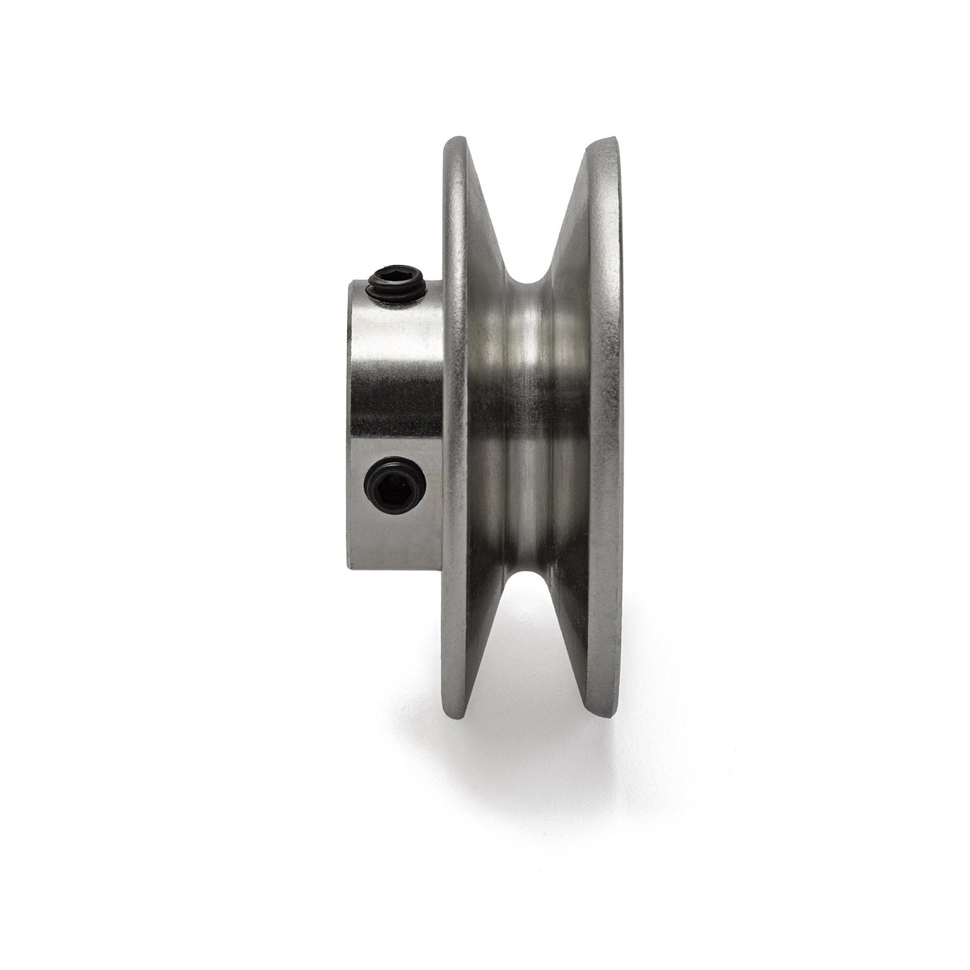 Terre 230078 V-groove drive pulley, side profile showing belt groove
