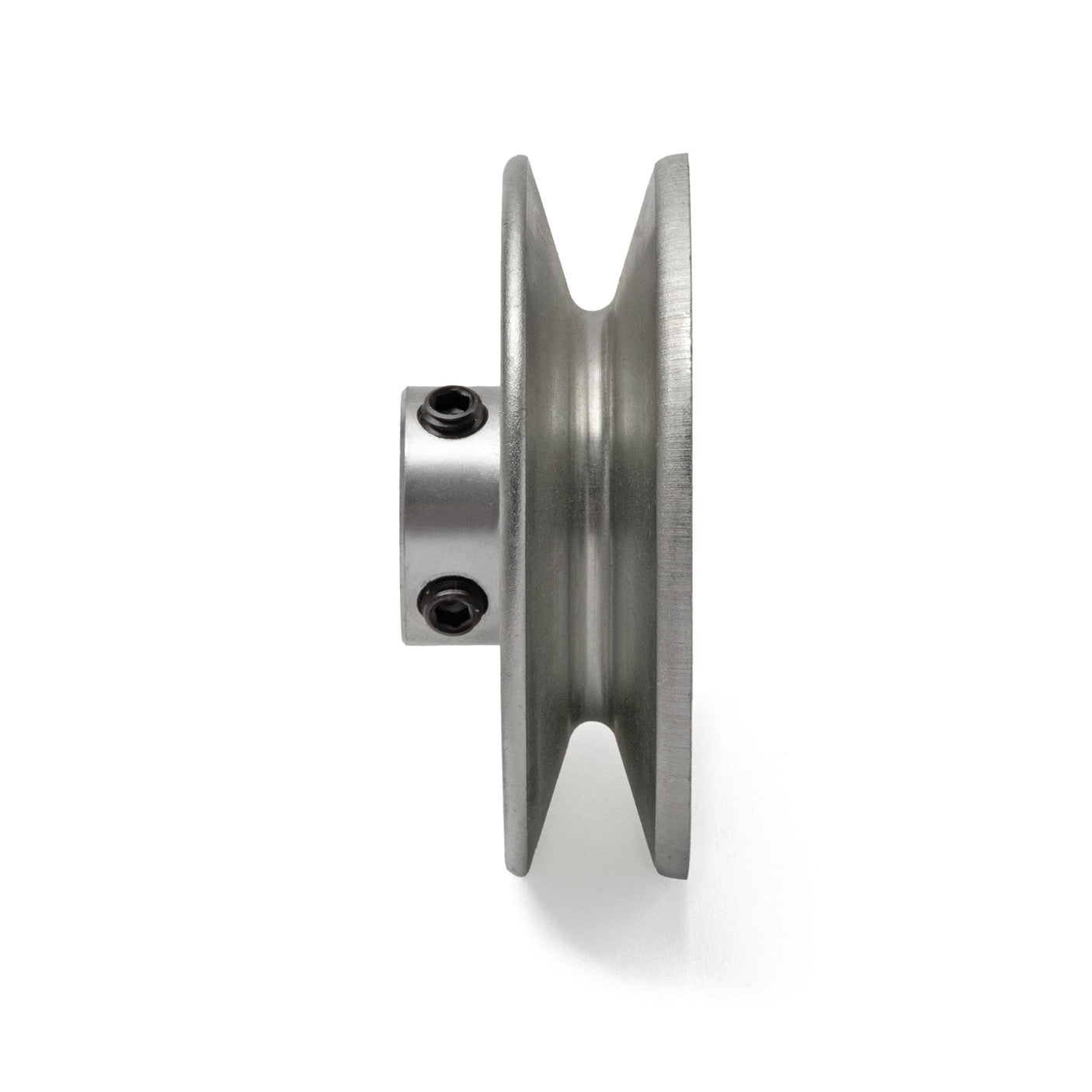 Terre 235058 V-groove drive pulley, side profile showing belt groove