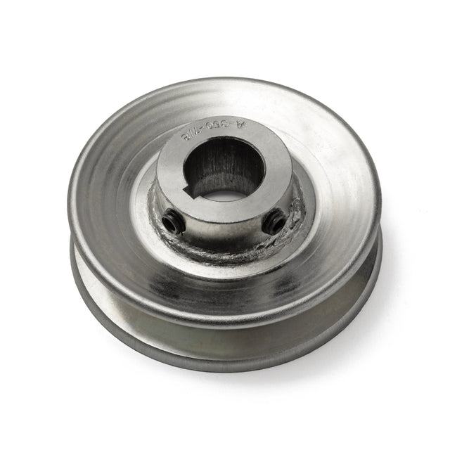 Terre 235078 V-groove drive pulley, angled top view