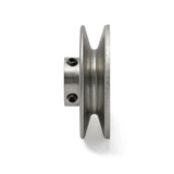 Terre 235078 V-groove drive pulley, side profile showing belt groove