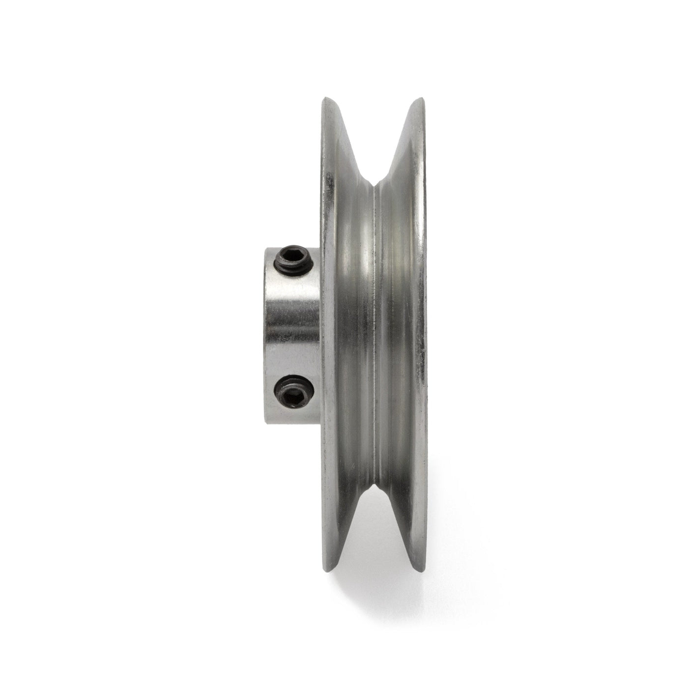 Terre 240034 V-groove drive pulley, side profile showing belt groove
