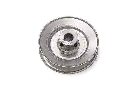 TERRE 240058 V Groove Drive Pulley, Top View, 4 Inch Outside Diameter, 5/8 Inch Bore, Steel