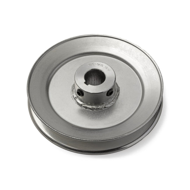 Terre 250034 V-groove drive pulley, angled top view