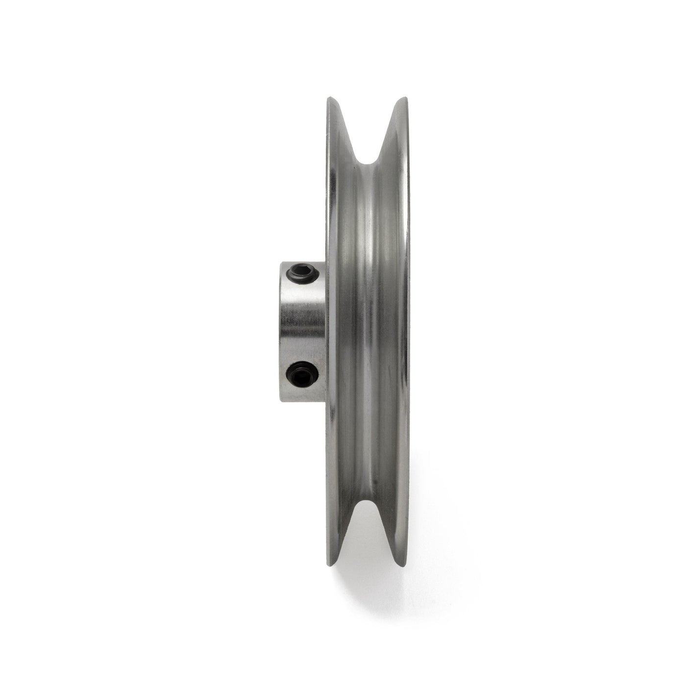 Terre 250034 V-groove drive pulley, side profile showing belt groove