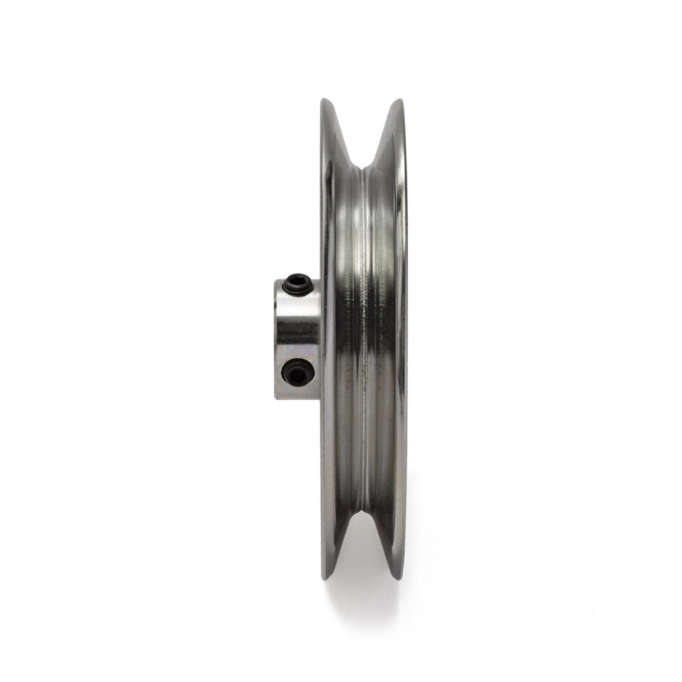 Terre 250058 V-groove drive pulley, side profile showing belt groove