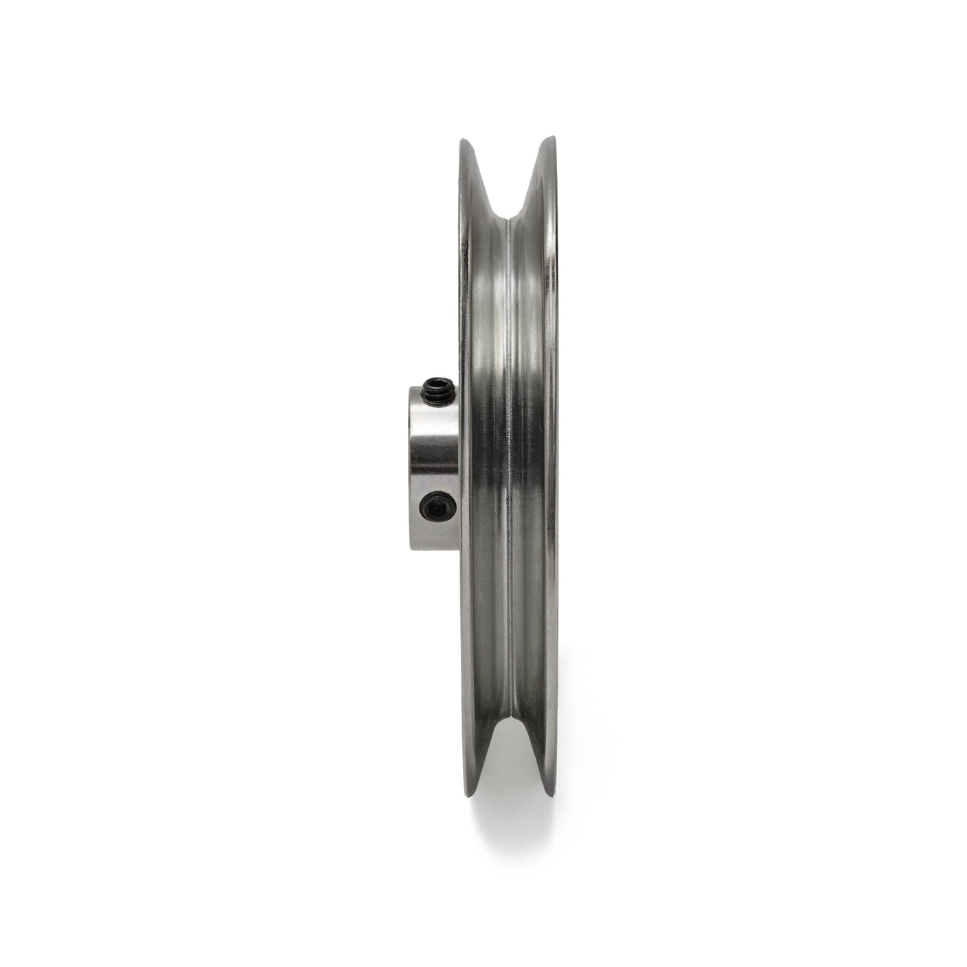 Terre 260034 V-groove drive pulley, side profile showing belt groove