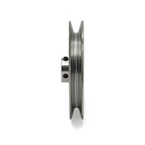 Terre 260034 V-groove drive pulley, side profile showing belt groove