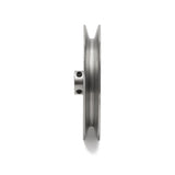 Terre 260058 V-groove drive pulley, side profile showing belt groove