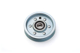 Flat Idler Pulley, 3.25'' Flat Diamete, 5/8'' Bore, Steel, General Purpose Pulley for Power Transmission