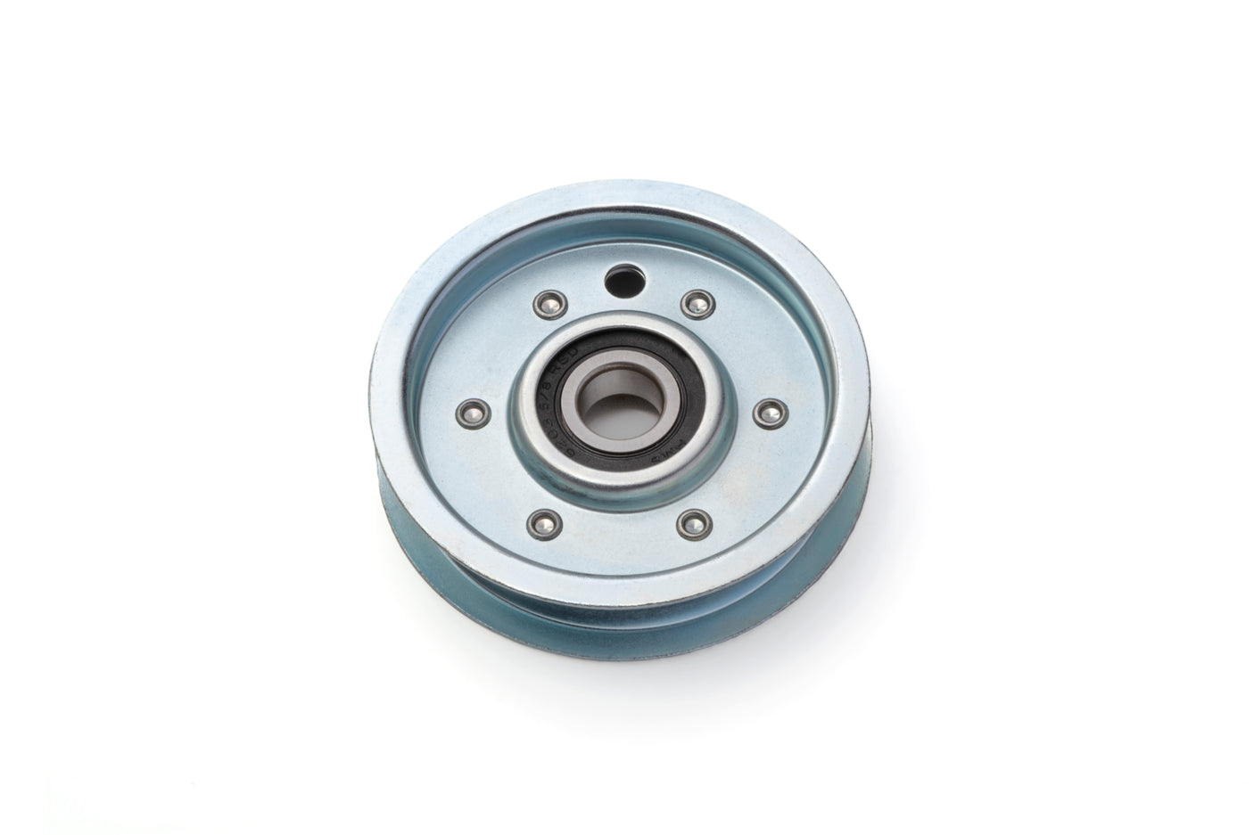 Flat Idler Pulley, 3.25'' Flat Diamete, 5/8'' Bore, Steel, General Purpose Pulley for Power Transmission