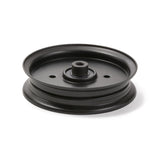 TERRE 5-inch flat idler pulley, SKU 31567375, front and side view