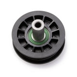 TERRE flat idler pulley, SKU 34300075, top view