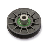 TERRE flat idler pulley, SKU 343252, front view