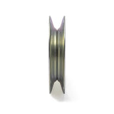 TERRE V-groove idler pulley, SKU 35400063, side view