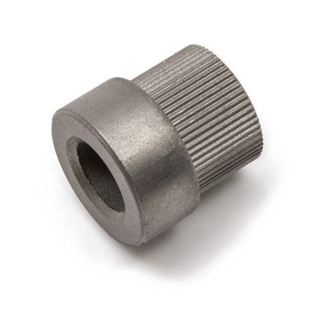 Terre 36375102 powder-metal bore adapter, 3/8-inch bore for 5/8-inch bearing, angled view