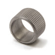 Terre 36500100 powder-metal bore adapter, 1/2-inch bore for 5/8-inch bearing, angled view