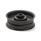 TERRE flat idler pulley, SKU 391220, front and side view
