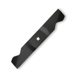 TERRE 41-AYP-18-0002-QTY3 mower blades bottom view with 5-point star center holes