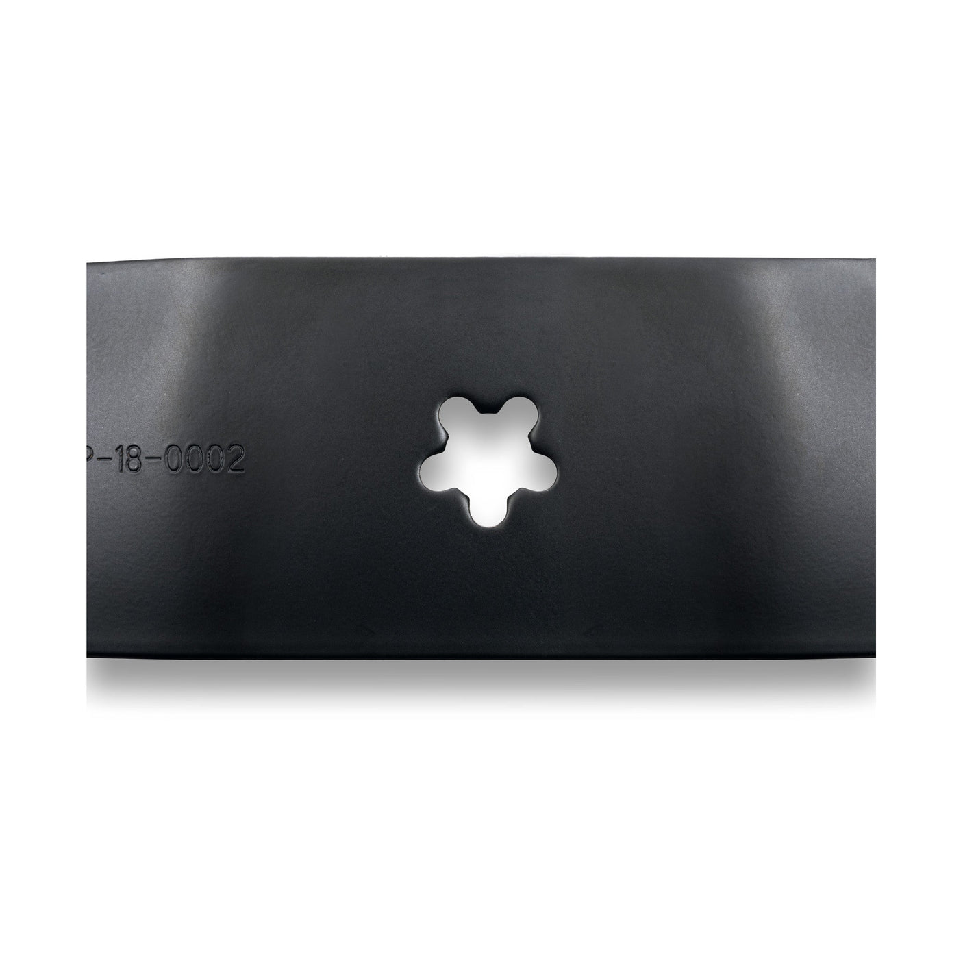 TERRE 41-AYP-18-0002-QTY3 mower blade 5-point star center-hole detail