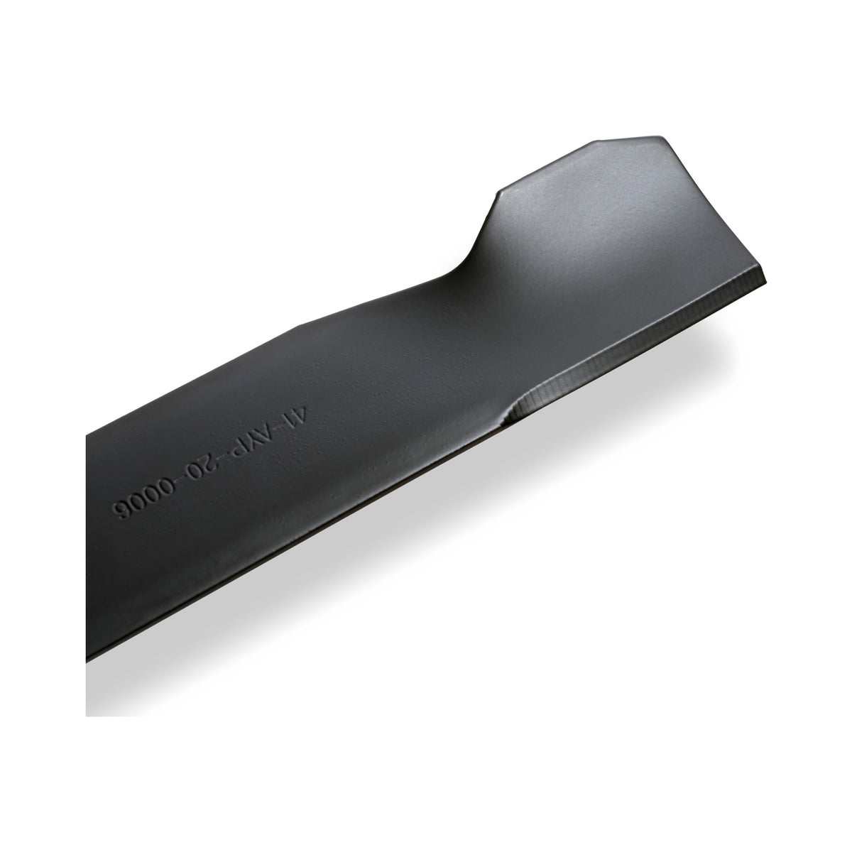 TERRE 50-inch high-lift mower blades 3-pack - blade tip and lift detail