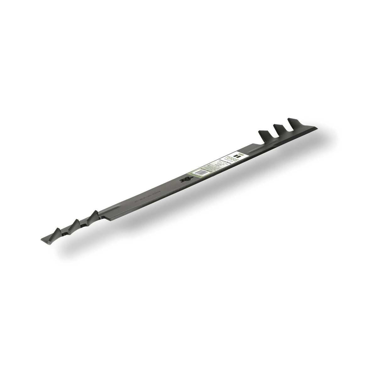 TERRE 42-inch mulching mower blades 2-pack - side profile