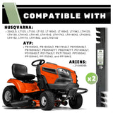 TERRE 42-inch mulching mower blades 2-pack - compatible mower models