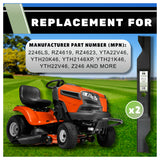 TERRE 46-inch high-lift mower blades 2-pack - OEM replacement numbers