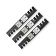 TERRE 48-inch toothed-mulching mower blades 3-pack - hero product view