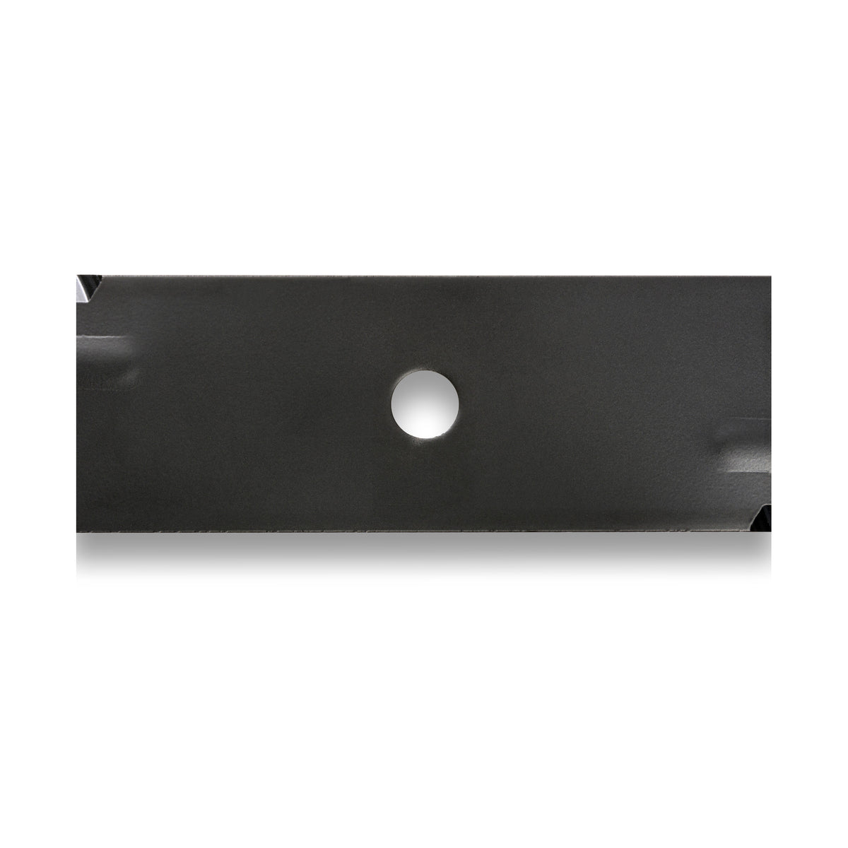 TERRE 48-inch toothed-mulching mower blades 3-pack - center-hole product view