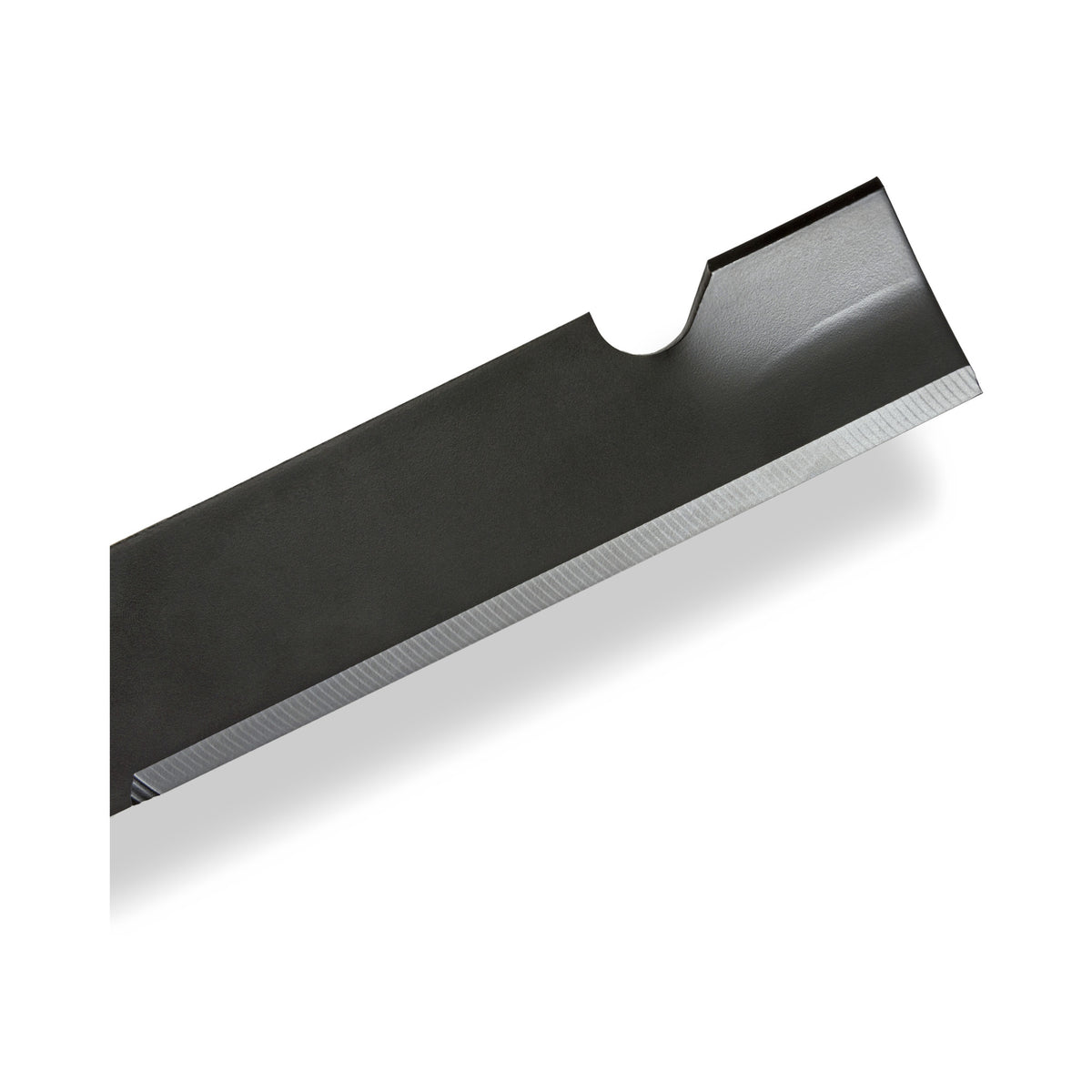 TERRE 61-inch high-lift mower blades 3-pack - blade tip and lift detail