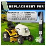 TERRE 46-inch high-lift mower blades 2-pack - OEM replacement numbers