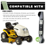 TERRE 46-inch high-lift mower blades 2-pack - compatible mower models