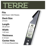 TERRE 21-inch mulching mower blade - compatible mower models