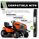 TERRE 42-inch mulching mower blades 2-pack - compatible mower models