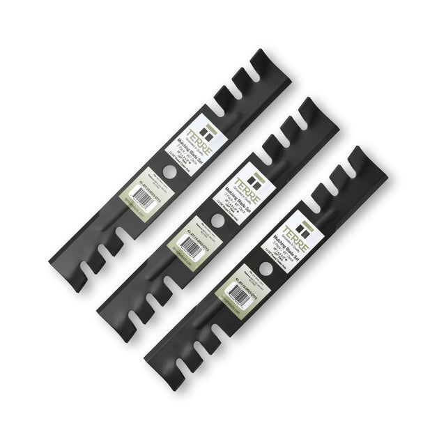 TERRE 46-inch mulching mower blades 3-pack - hero product view