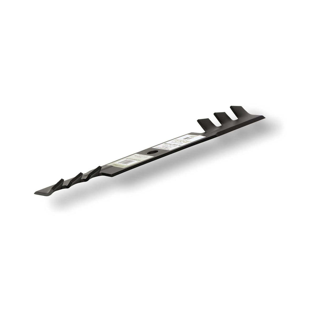 TERRE 46-inch mulching mower blades 3-pack - side profile