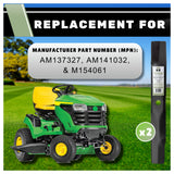 TERRE 42-inch high-lift mower blades 2-pack - OEM replacement numbers