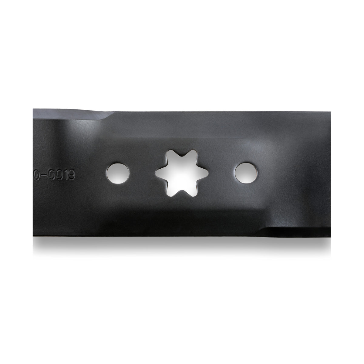 TERRE 46-inch mulching mower blades 3-pack - center-hole product view