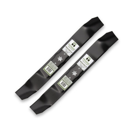 TERRE 42-inch mulching mower blades 2-pack - hero product view