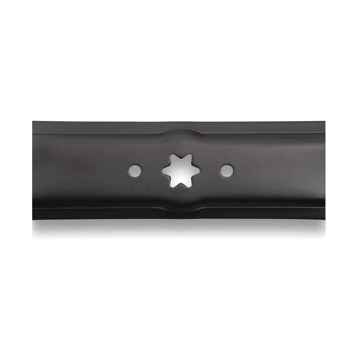 TERRE 42-inch mulching mower blades 2-pack - center-hole product view